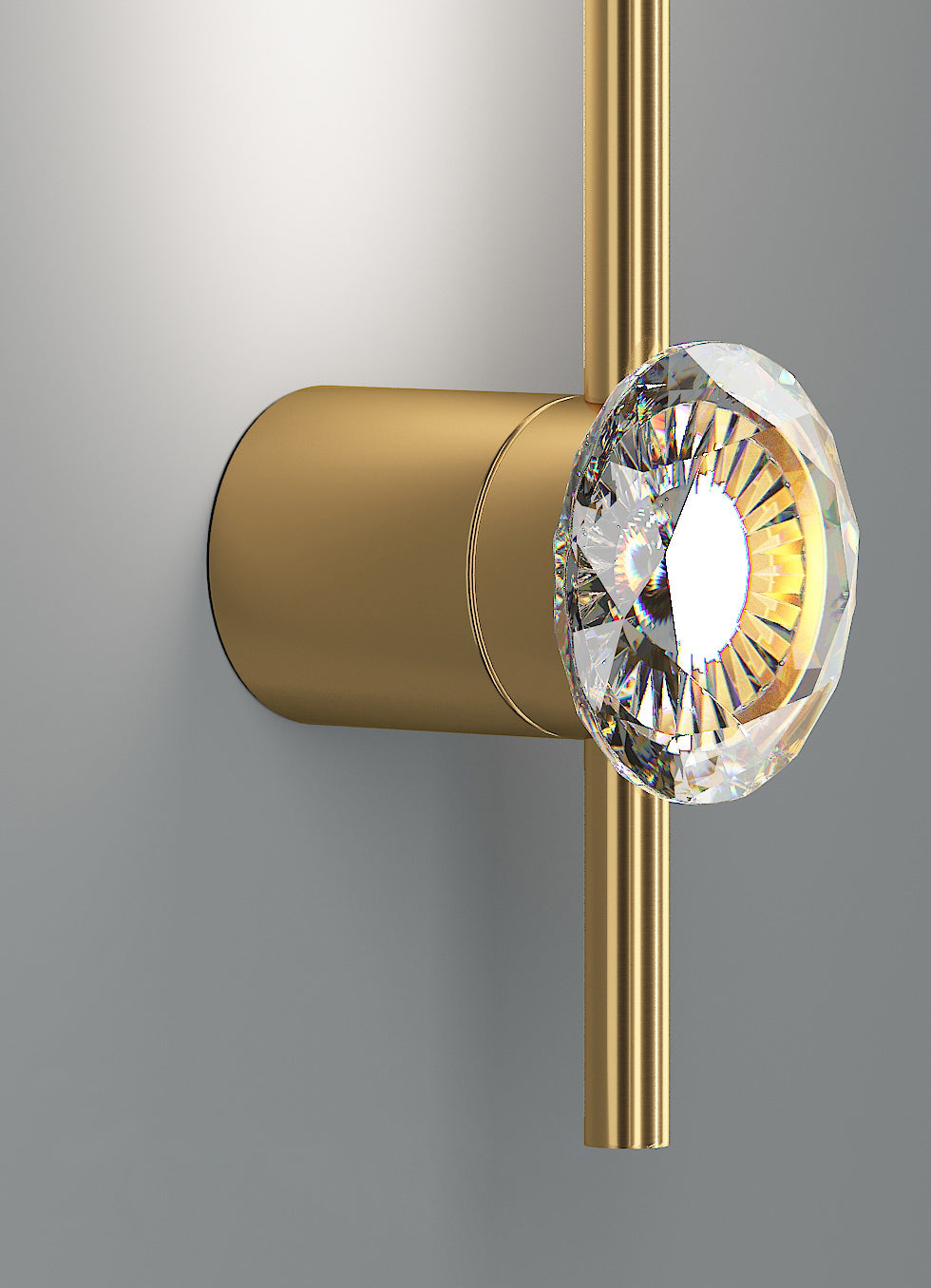 Modern Luxury Style Wall Mounted Light Fixture Copper Flush Mount Wall Sconce for Living Room