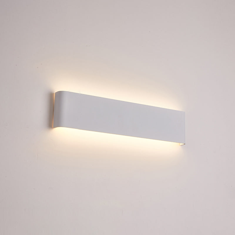 Modern Minimalist Rectangular Wall Mounted Vanity Lights Metal Vanity Wall Light Fixtures for Bathroom