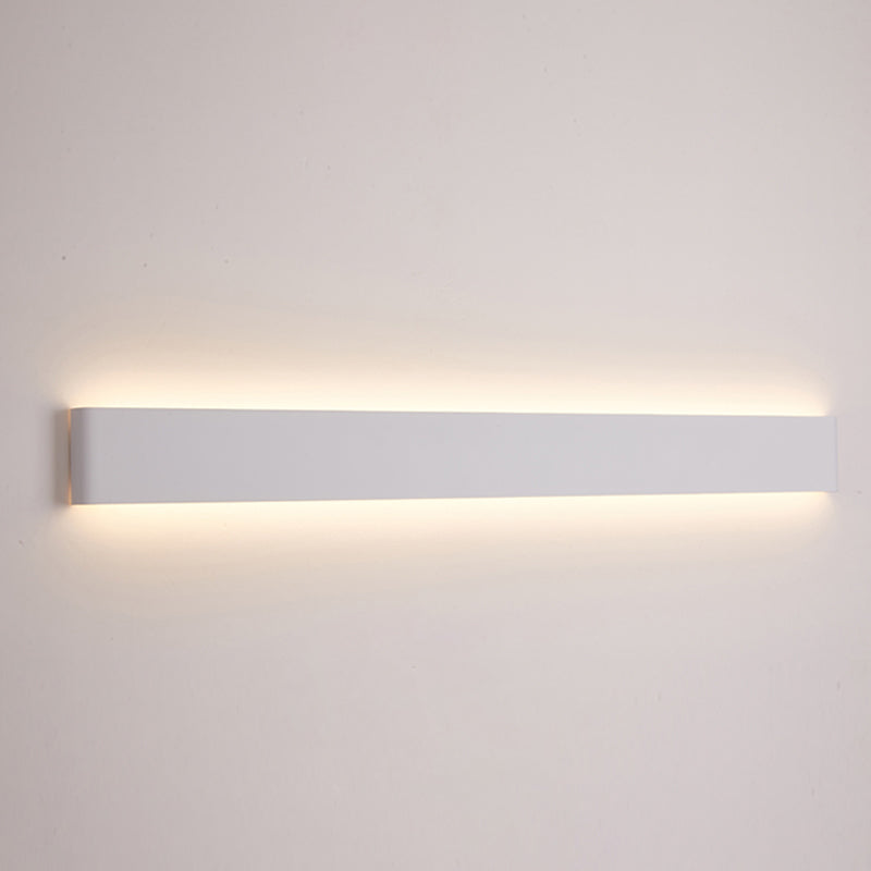 Modern Minimalist Rectangular Wall Mounted Vanity Lights Metal Vanity Wall Light Fixtures for Bathroom