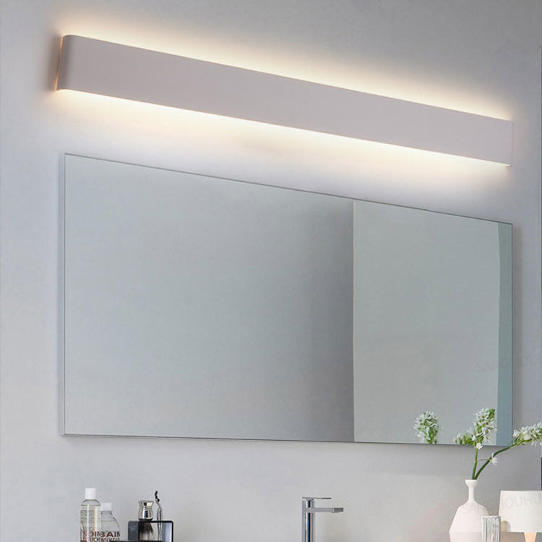 Modern Minimalist Rectangular Wall Mounted Vanity Lights Metal Vanity Wall Light Fixtures for Bathroom