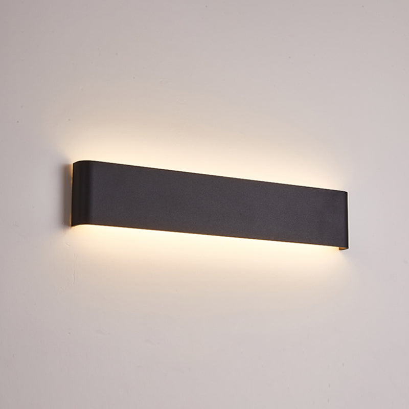 Modern Minimalist Rectangular Wall Mounted Vanity Lights Metal Vanity Wall Light Fixtures for Bathroom