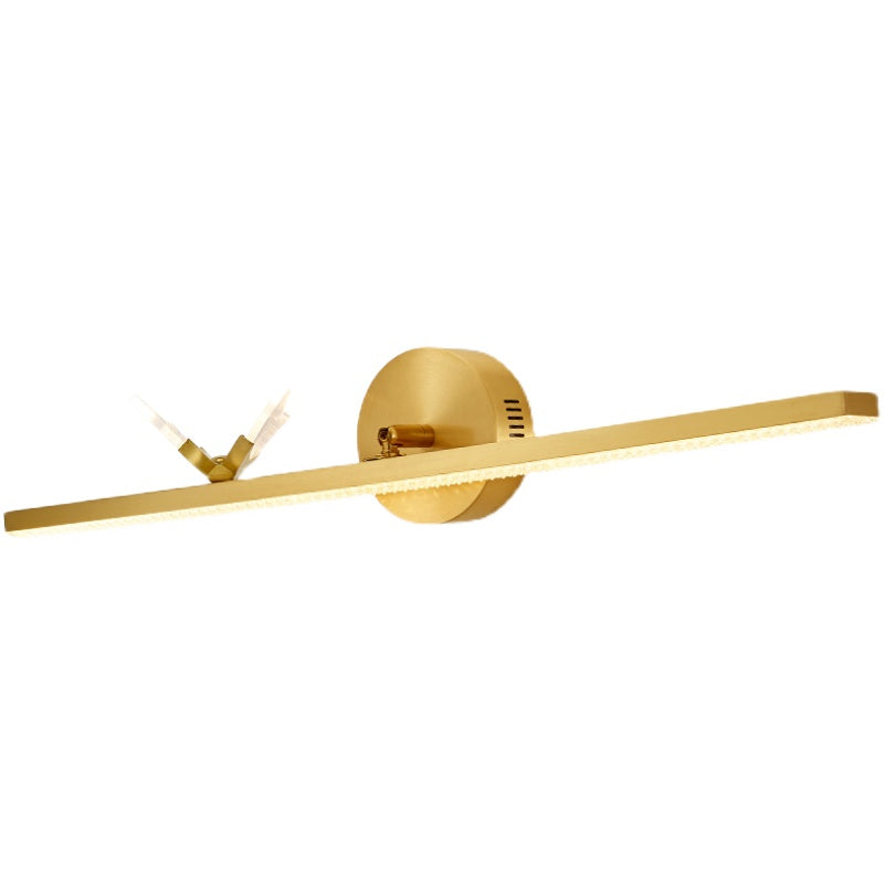 Minimaliste moderne à vanité murale rationalisée Lumières Copper Vanity Wall Lighttures pour salle de bain