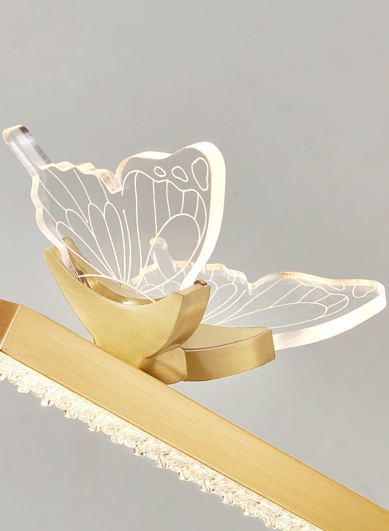 Minimaliste moderne à vanité murale rationalisée Lumières Copper Vanity Wall Lighttures pour salle de bain