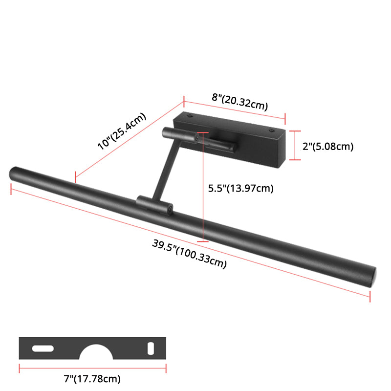 Nordic Minimalist Style Rationaild Wall Vanity Lights Metal Vanity Wall Lighttures For Salle