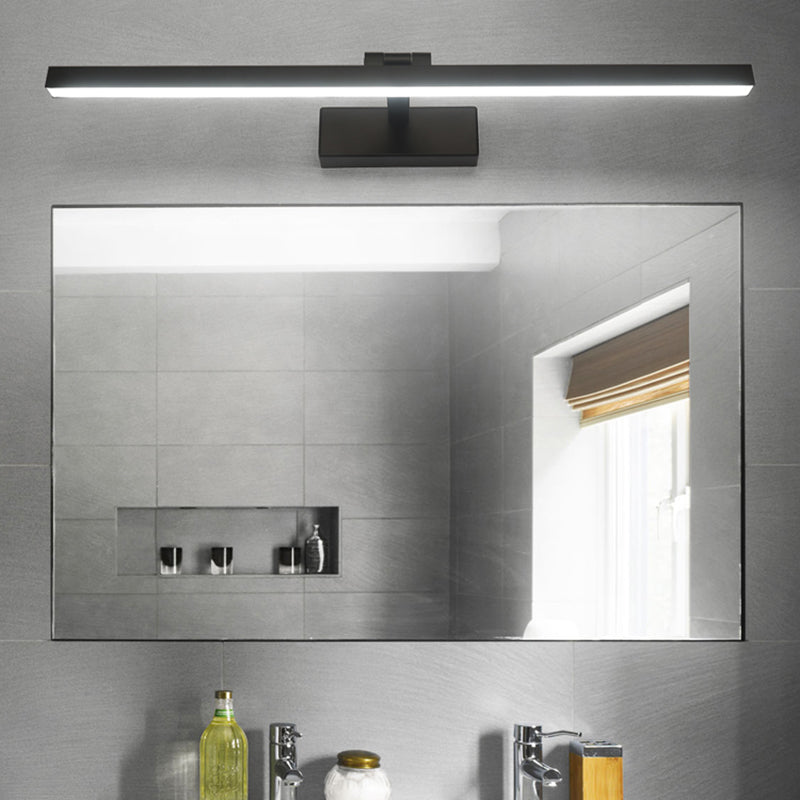 Modern Minimalist Style Linear Wall Mounted Vanity Lights Metal Vanity Wall Light Fixtures for Bathroom