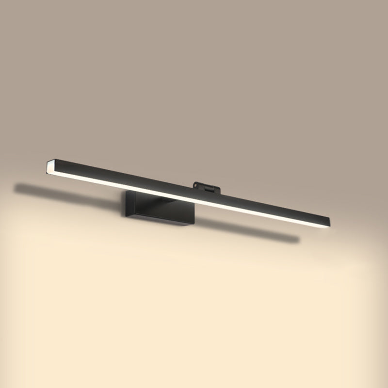 Modern Minimalist Style Linear Wall Mounted Vanity Lights Metal Vanity Wall Light Fixtures for Bathroom