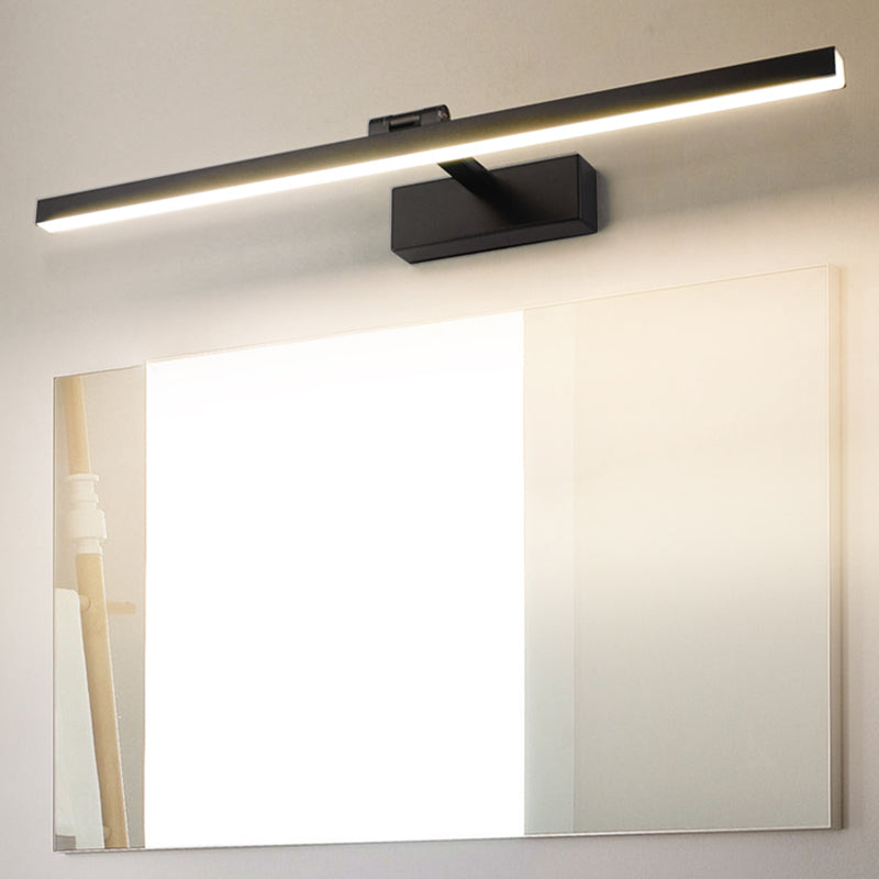 Modern Minimalist Style Linear Wall Mounted Vanity Lights Metal Vanity Wall Light Fixtures for Bathroom