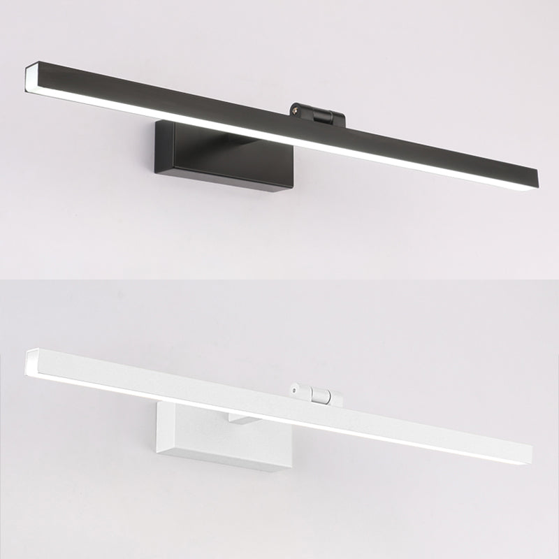 Modern Minimalist Style Linear Wall Mounted Vanity Lights Metal Vanity Wall Light Fixtures for Bathroom