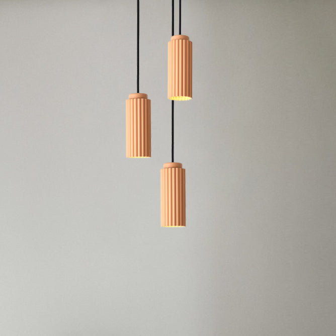 Cilindrische slinger licht macaron metaal 1 bol woonkamer hangende lamp armatuur