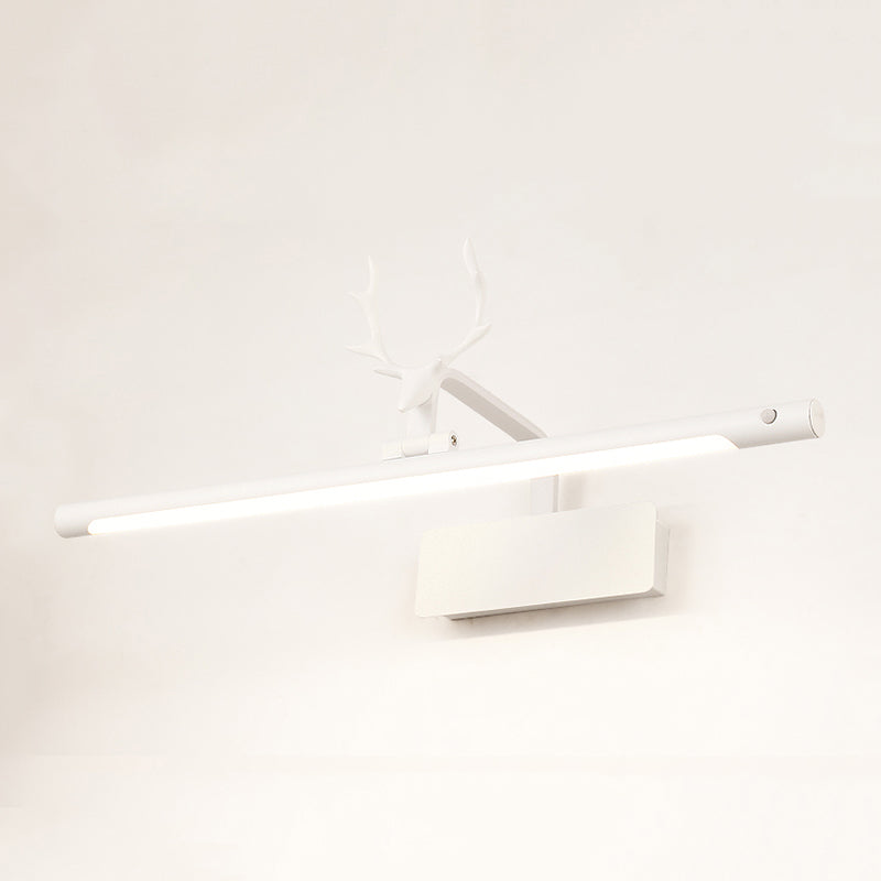 Modern Luxury Style Streamlined Wall Mounted Vanity Lights Metal Vanity Wall Light Fixtures with Antlers