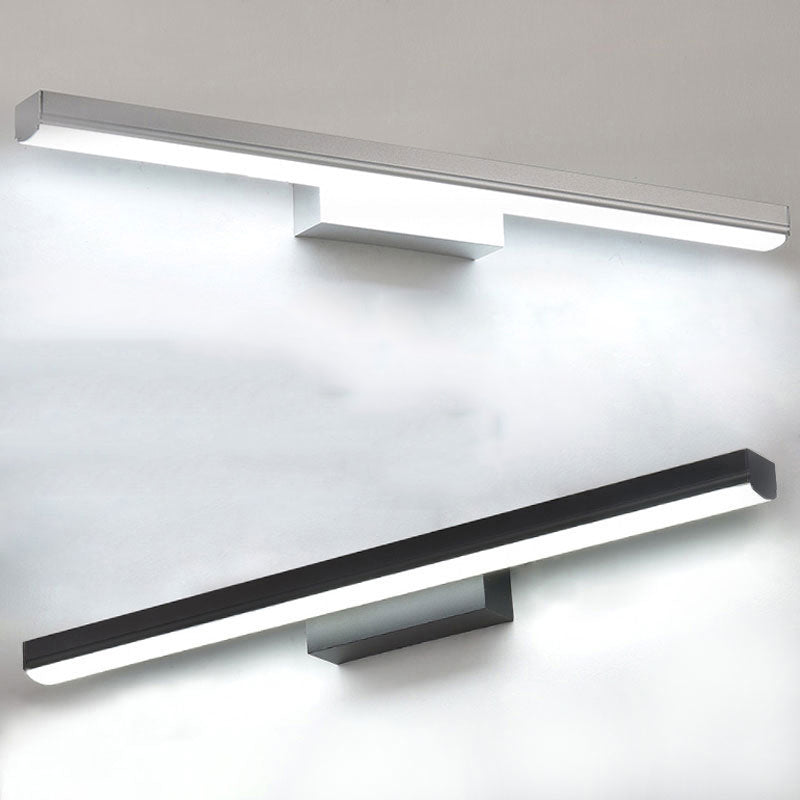 Style minimaliste moderne de style cylindrique de vanité murale lumineux acrylique 1 luminaire mural de vanité légère