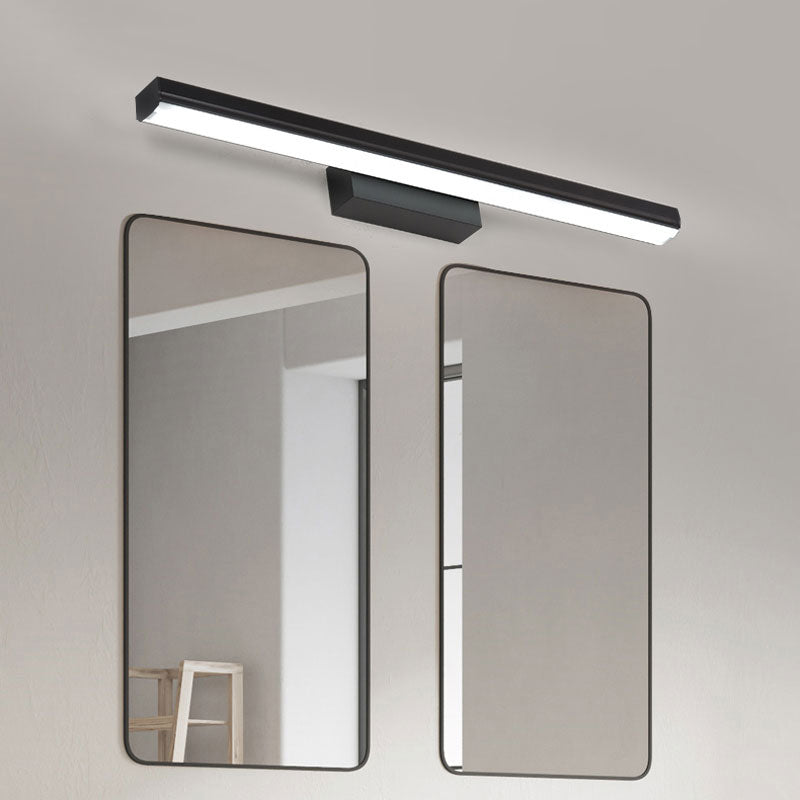 Style minimaliste moderne de style cylindrique de vanité murale lumineux acrylique 1 luminaire mural de vanité légère