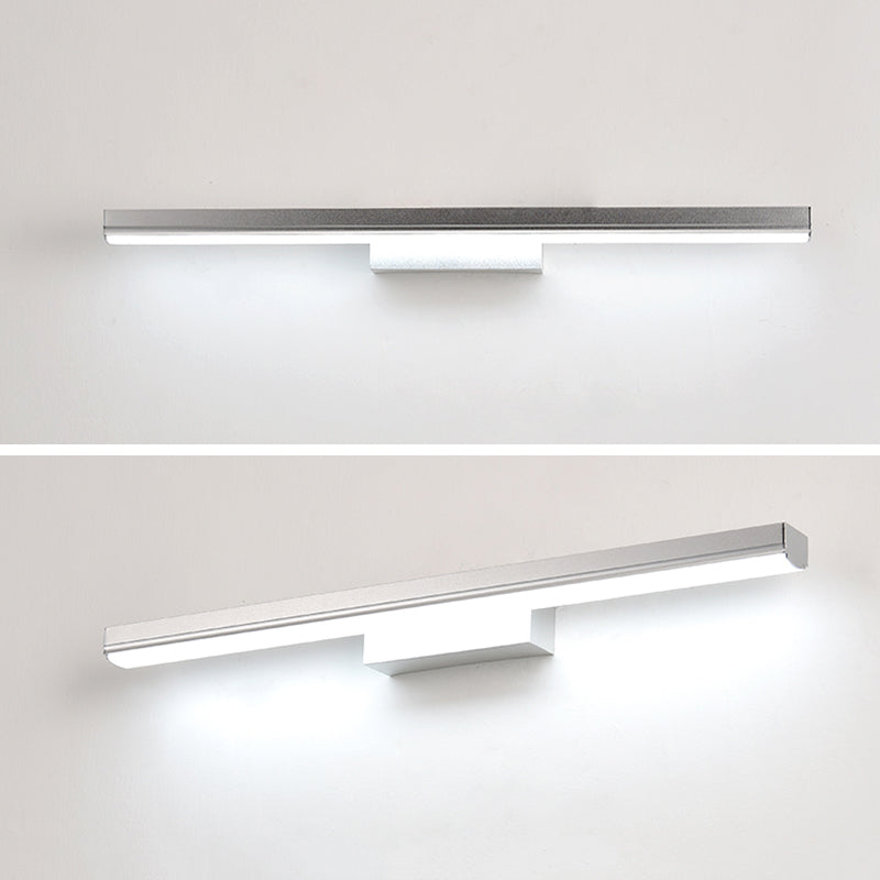 Style minimaliste moderne de style cylindrique de vanité murale lumineux acrylique 1 luminaire mural de vanité légère