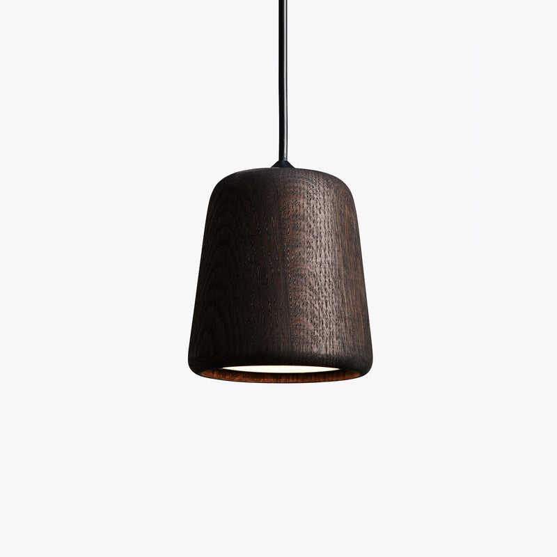 Tapered Dining Room Pendulum Lamp Wooden 1 Bulb Nordic Style Pendant Lighting Fixture