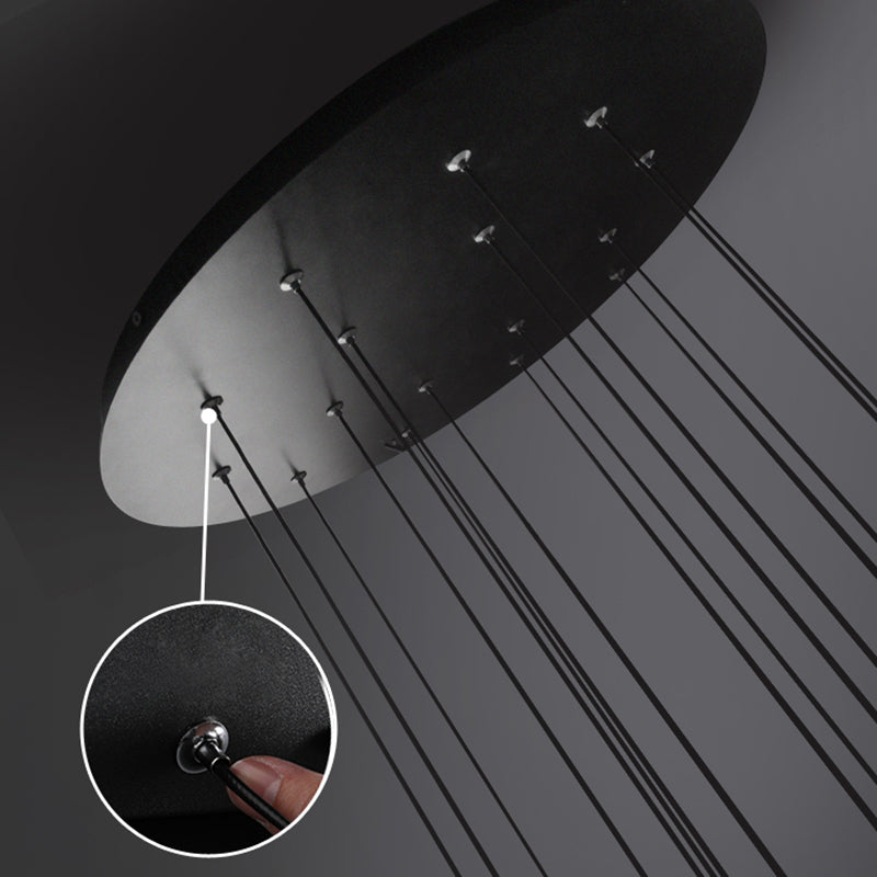 Spiral Hanging Light Fixtures Modern Simple Acrylic Ceiling Pendant for Stairwell