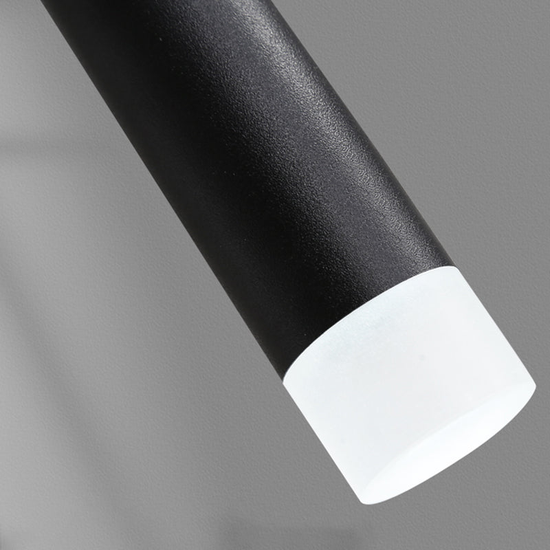 Spiral Hanging Light Fixtures Modern Simple Acrylic Ceiling Pendant for Stairwell