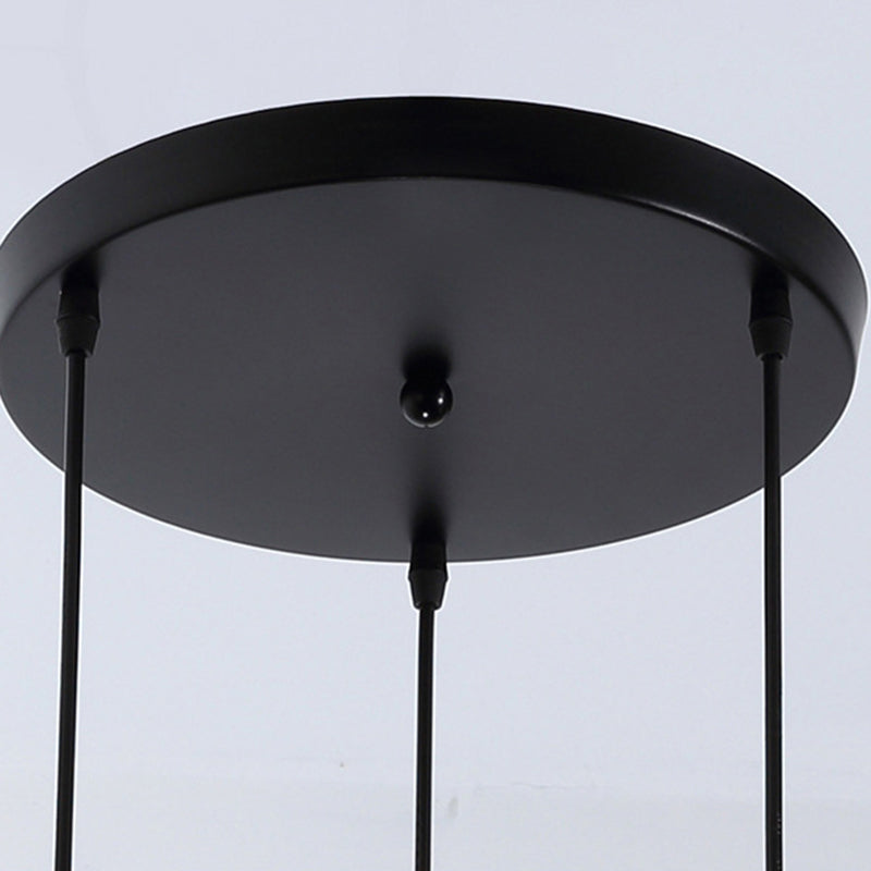 3 lichten diamant hanger industrieel metalen plafond hanger met hangende koord voor restaurant