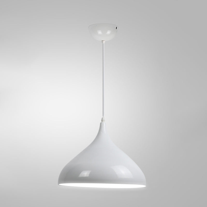 1 Light Onion Pendant Lighting Retro Industrial Style Metal Pendant Ceiling Lights for Restaurant