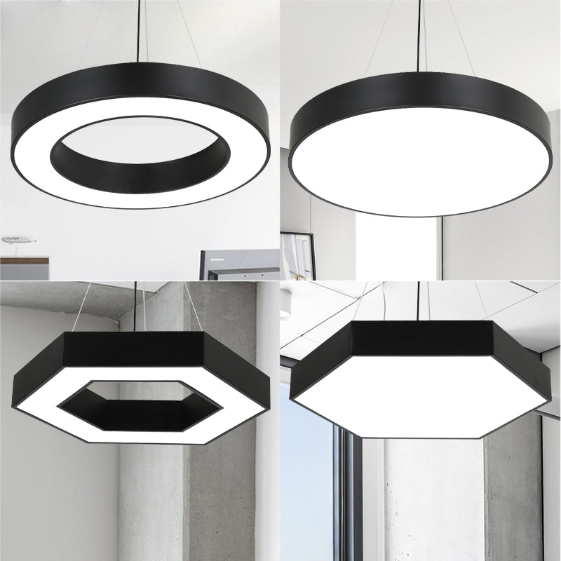 Modern Minimalist Pendant Lighting Fixtures Acrylic Hanging Pendant Lights for Meeting Room