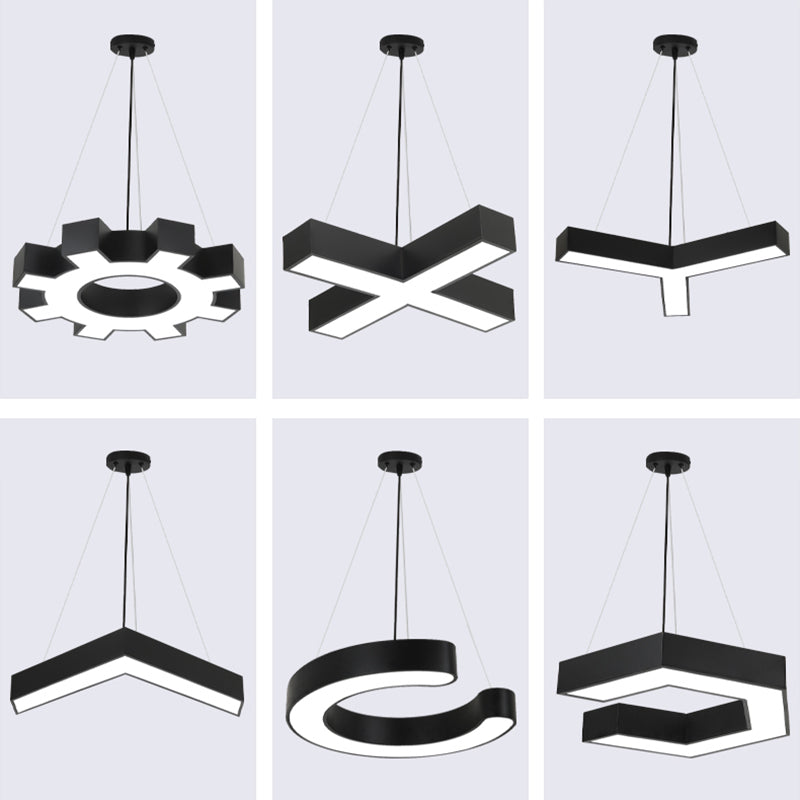 Modern Minimalist Pendant Lighting Fixtures Acrylic Hanging Pendant Lights for Meeting Room