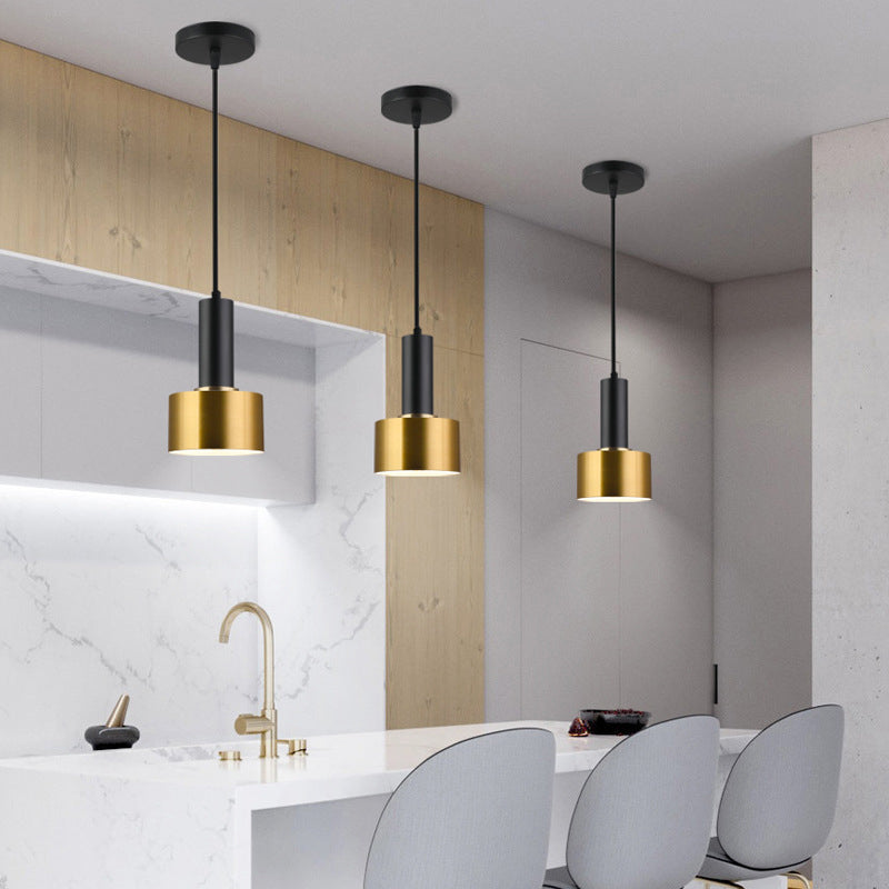 Postmodernism Grenade Shaped Pendant Metal 1-Light Dinner Suspension Light Fixture
