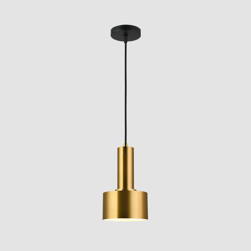 Postmodernism Grenade Shaped Pendant Metal 1-Light Dinner Suspension Light Fixture