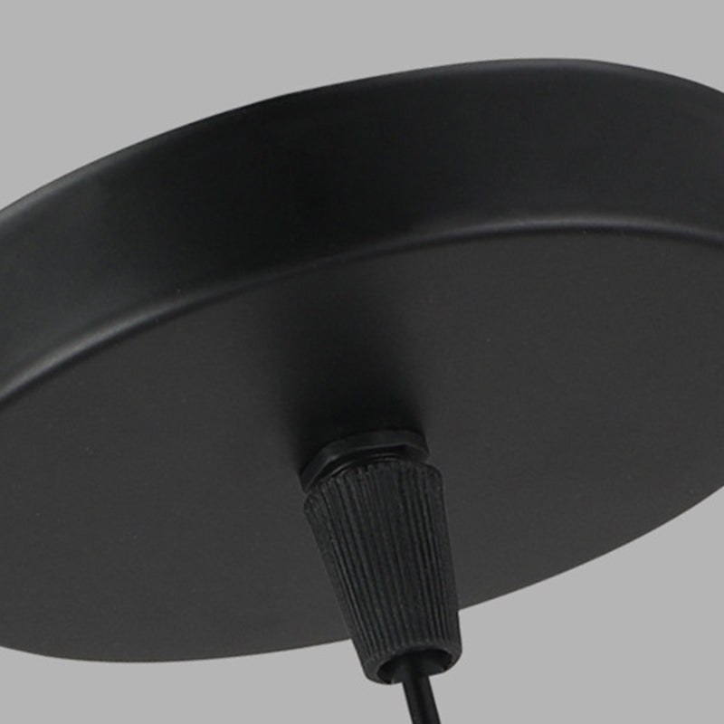 Postmodernism Grenade Shaped Pendant Metal 1-Light Dinner Suspension Light Fixture