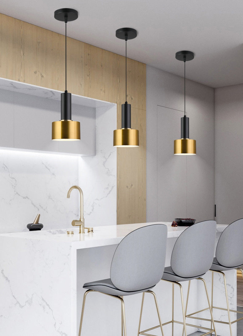 Postmodernism Grenade Shaped Pendant Metal 1-Light Dinner Suspension Light Fixture