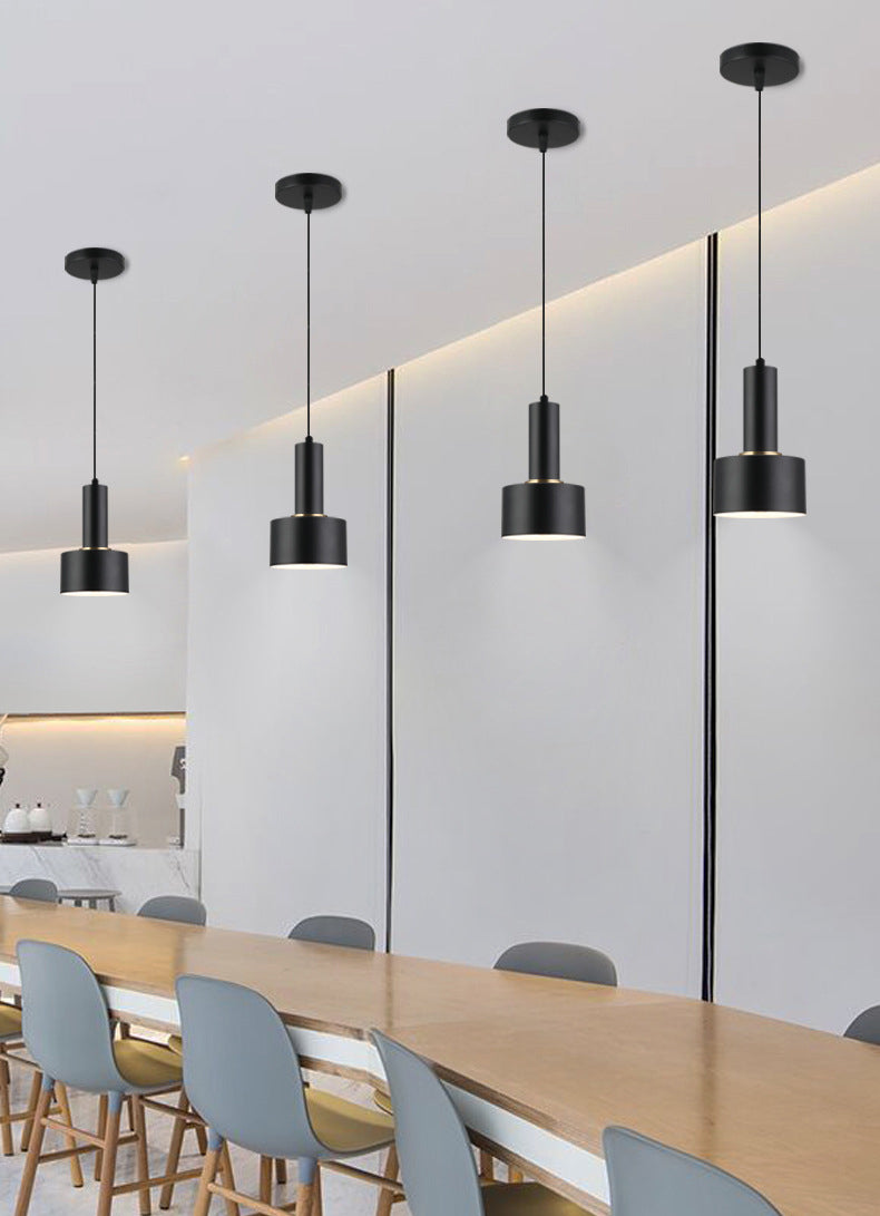 Postmodernism Grenade Shaped Pendant Metal 1-Light Dinner Suspension Light Fixture