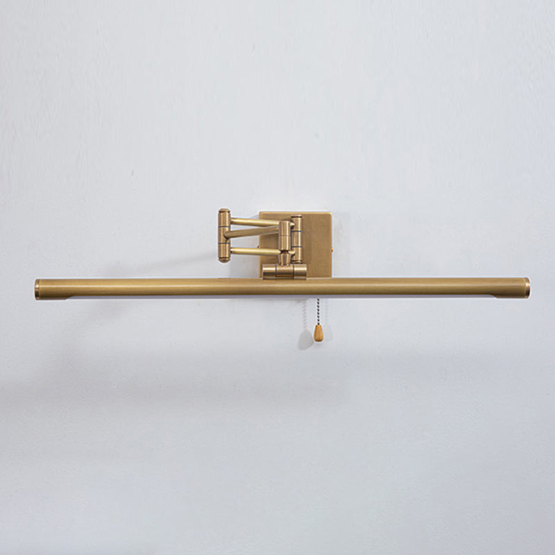 Style minimaliste moderne à style cylindrique Vanity Lights Lights Copper Vanity Lighting For Salle