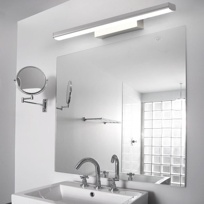 Style minimaliste moderne de style cylindrique de vanité murale lumineux acrylique 1 luminaire mural de vanité légère