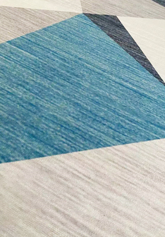 Abstract Area Rug Ink Painting Carpet Stain Resistant Rug for Living Room, Bedroom