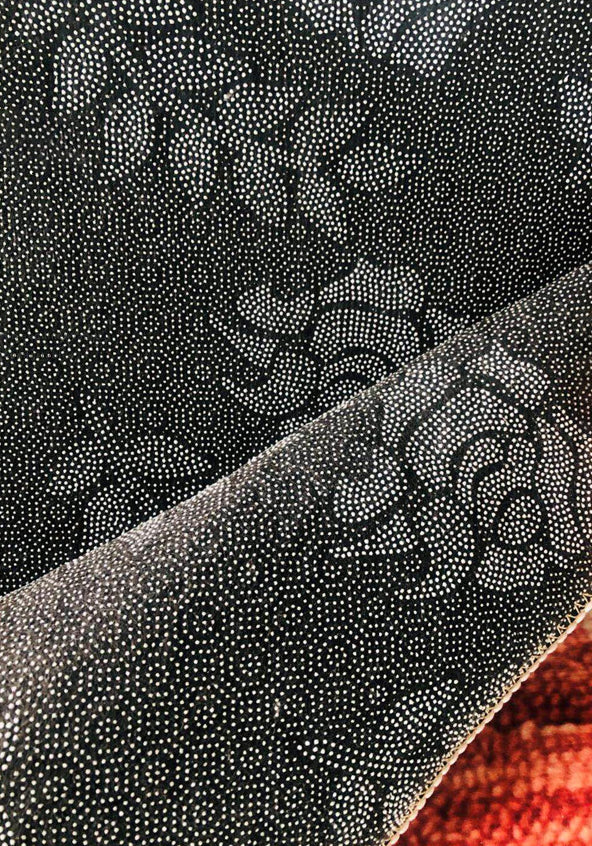 Abstract Area Rug Ink Painting Carpet Stain Resistant Rug for Living Room, Bedroom