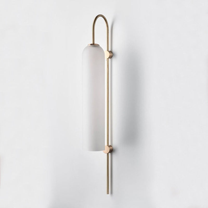 Gooseneck Living Room Wall Mounted Light Fixture Glass Minimalist Wall Light Sconce