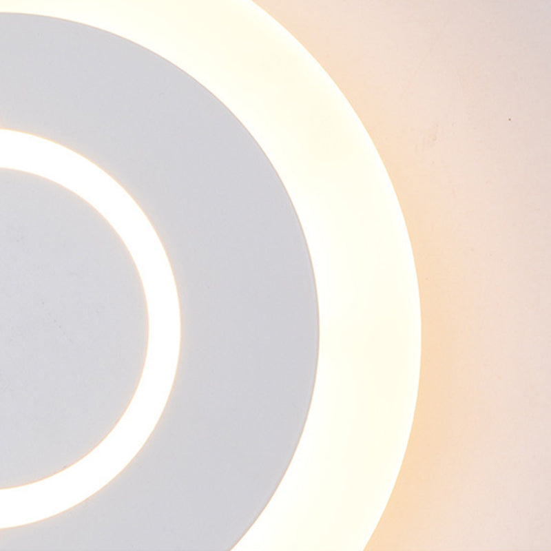 Smile Face Acrylique Mur Gasque Éclairage Simplicité LED LED BLANC MUR ÉCLAIRAGE