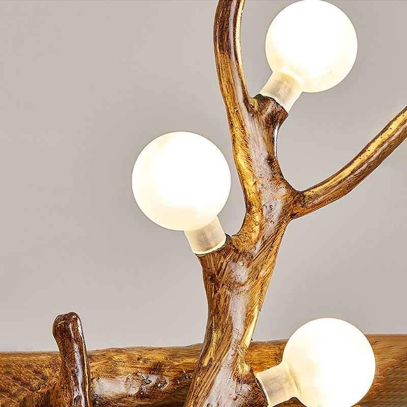 Deer Antler Wood Chandelier Light Fixture Rustic Dining Room Chandelier Pendant Light