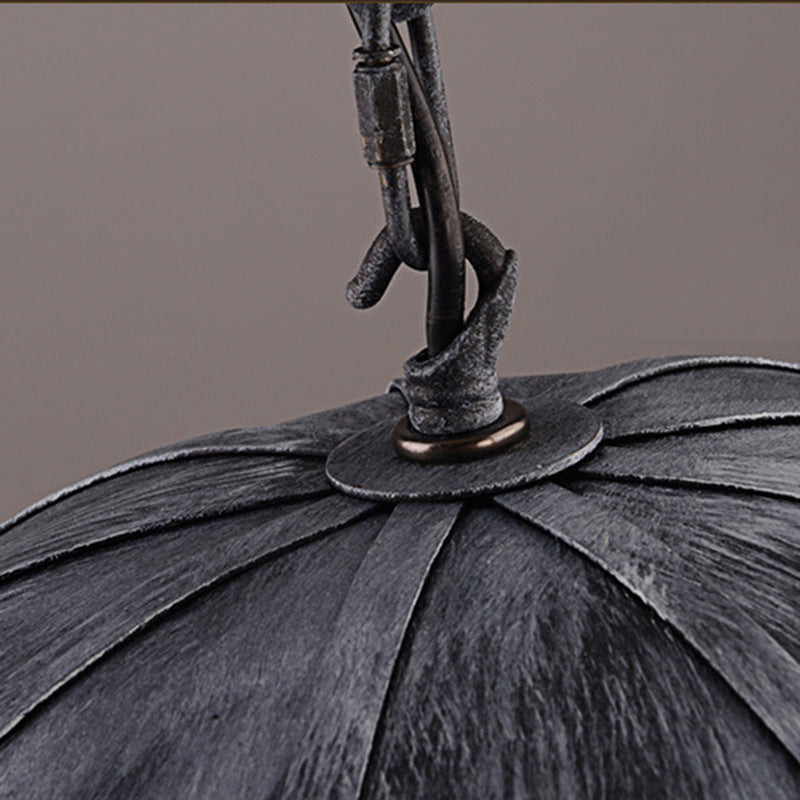 Umbrella Metal Hanging Chandelier Lamp Art Deco Bar Ceiling Pendant Chandelier