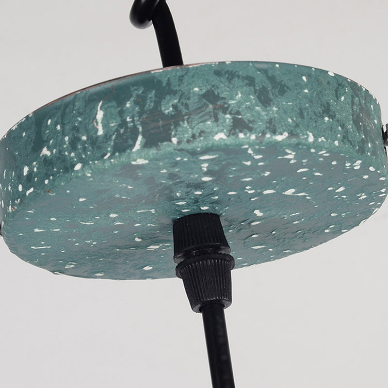 11.8" Wide Dome Hanging Lamp Vintage Industry Style Metal Pendant Light for Bedroom Living Room