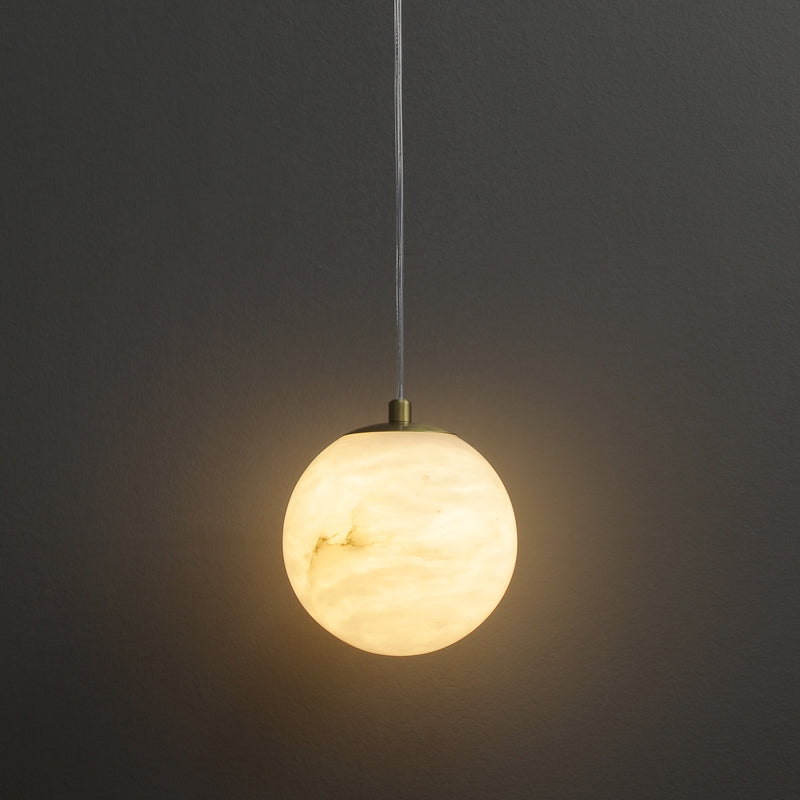 Stein schattierte hängende Leuchte zeitgenössischer Stil weißer Anhänger Beleuchtung