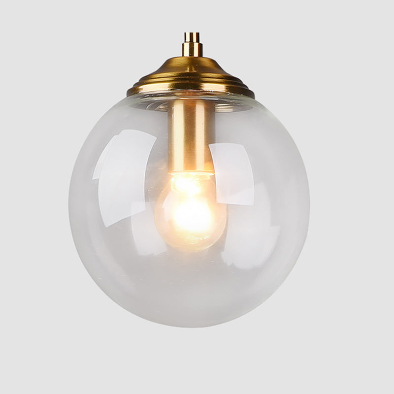 1 Globe Light Hanging Plafond Lights Industrial Style Glass Pendants Pending Lights For Restaurant