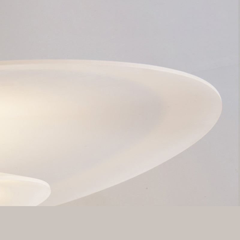 Postmodern Layered Hanging Lamp Fixture Metallic Dining Room Suspension Pendant Light