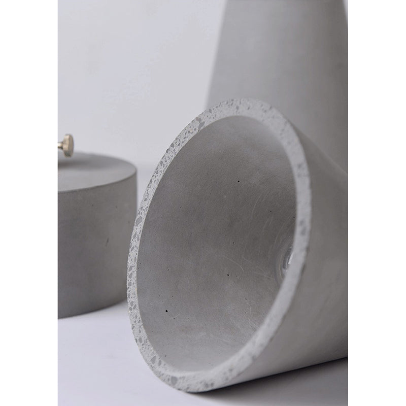 Contemporary Style Creative Cement Hanging Light Geometric Modeling 1-Light Pendant Lamp for Bedroom