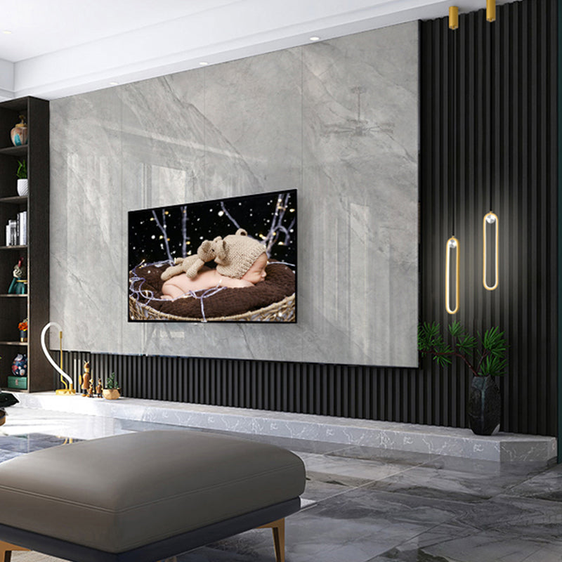 Aluminium LED Chandelier in Modern Luxury Style Wrought Iron Linear Pendant Light with Silicone Shade