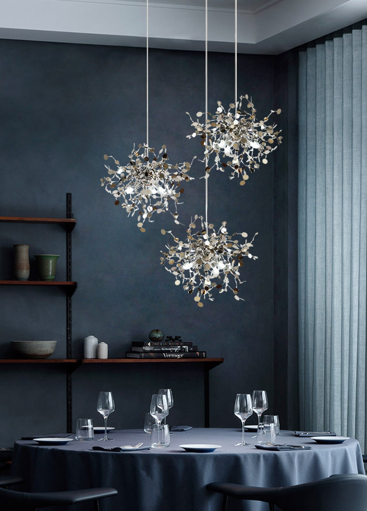 Metal Shaded Suspension Pendant Modern Style Pendant Lighting Fixture for Dinning Room