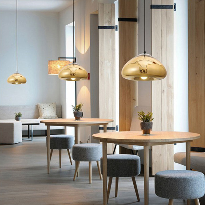 Simplicity Pendant Light Fixture Conical Suspension Pendant Light with Metal Shade