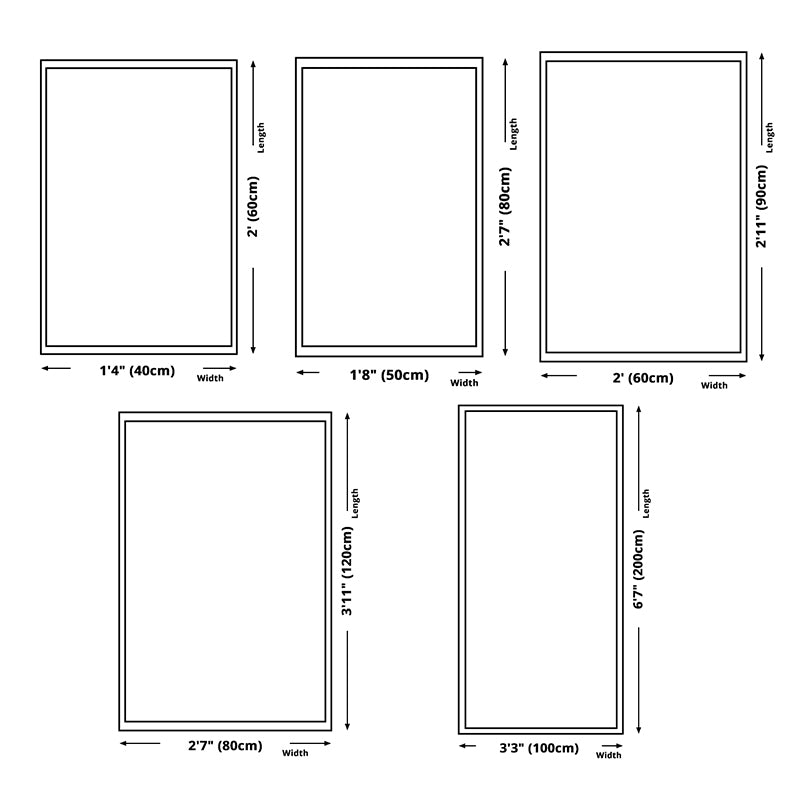 Nordic Modern Rug Geometric Area Carpet Washable Indoor Rug for Living Room, Home Office