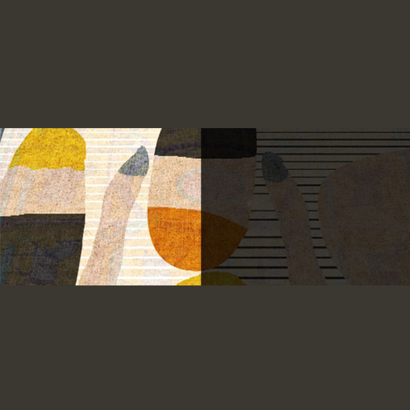 Minimalist Rug Nordic Geometric Area Carpet Washable Rug for Living Room, Home Decor