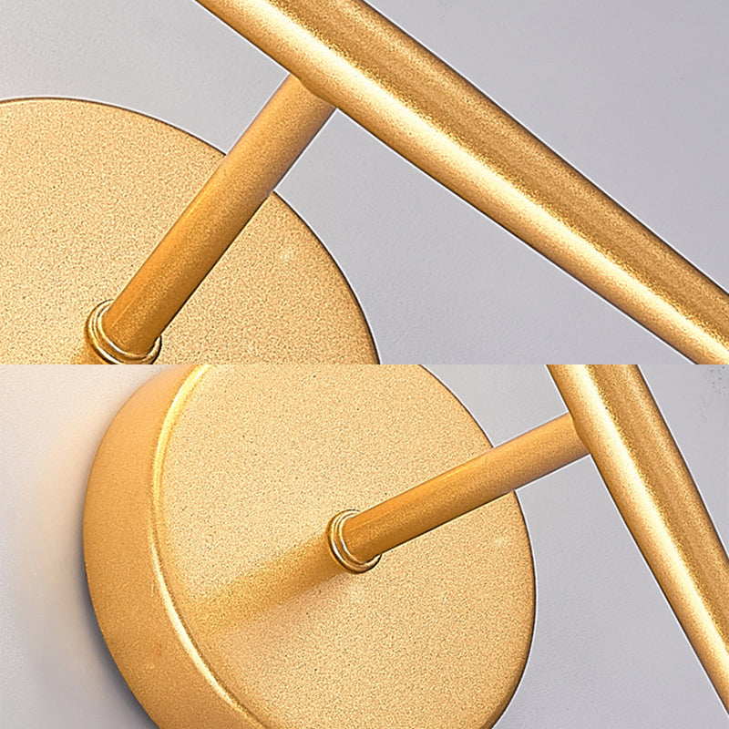 Noordse stijl eenvoud binnen wandlamp LED LICHT STRING GLASE BALL SCONCE Lichten met metalen lamppost