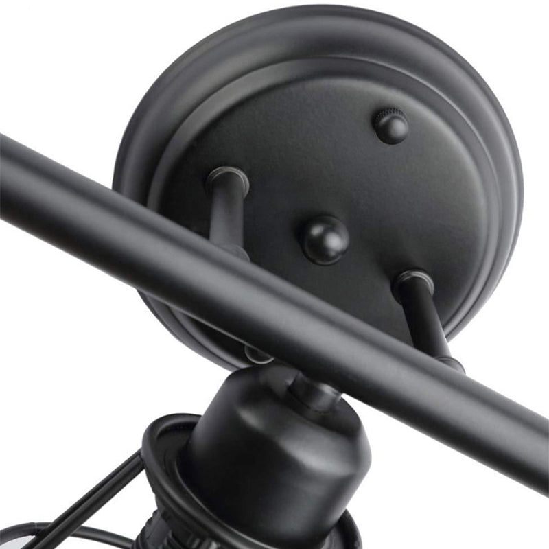 3 Leuchten Metallwandmontierte Leuchte Industrie -Diamantkäfigwandwandmontagewandleuchte für Bar