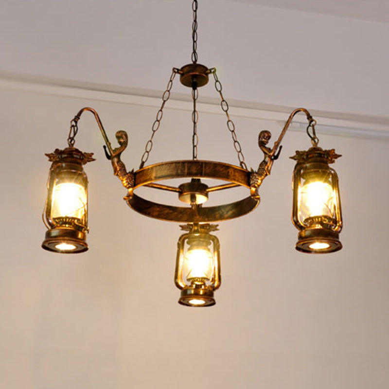 Accesorio de techo industrial Bar de colgante múltiple de luz múltiple luz de restaurante Light